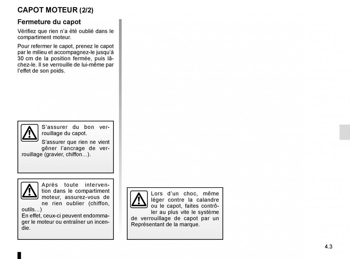 Renault Scenic III 3 manuel du proprietaire / page 185