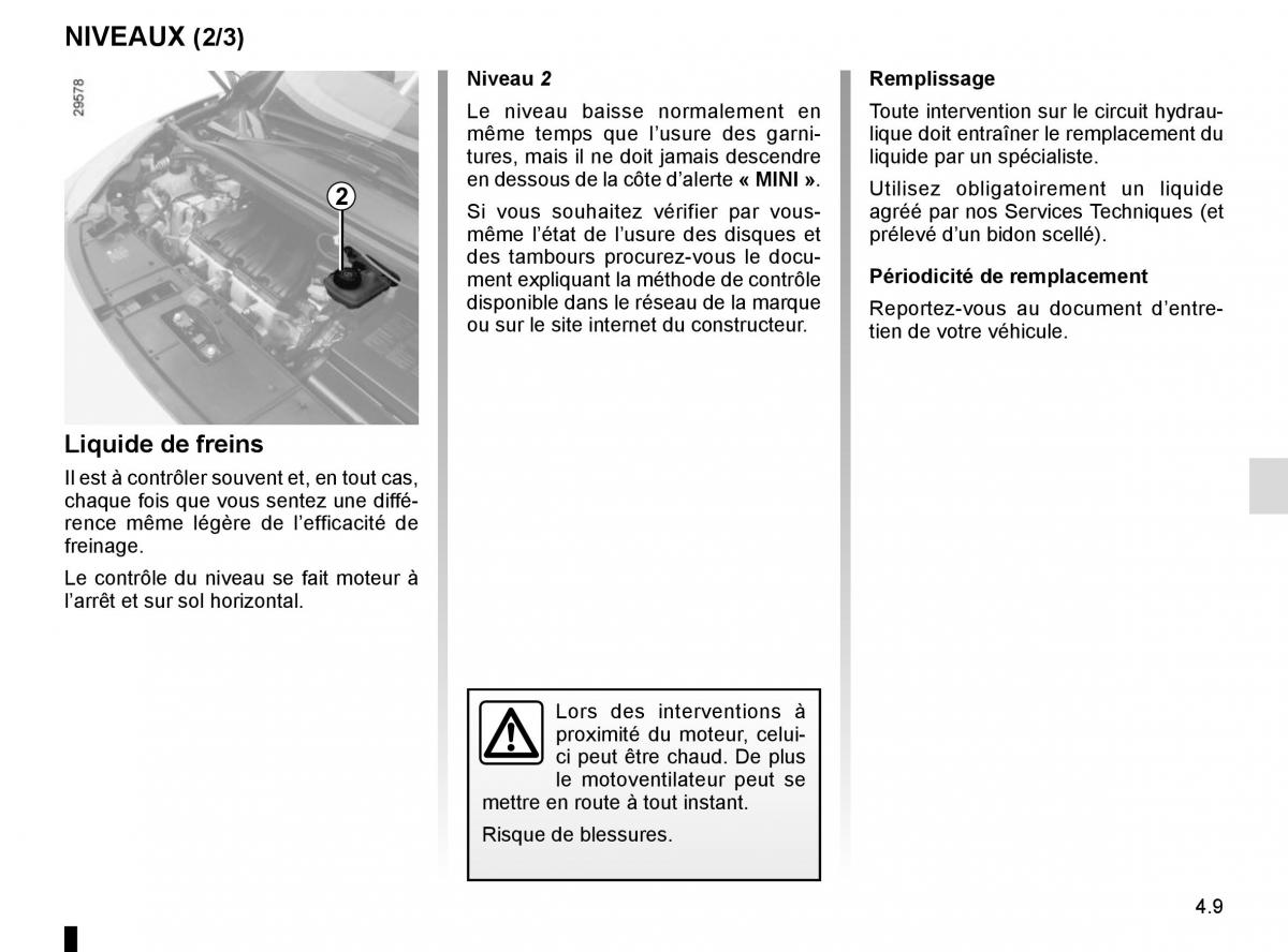 Renault Scenic III 3 manuel du proprietaire / page 191