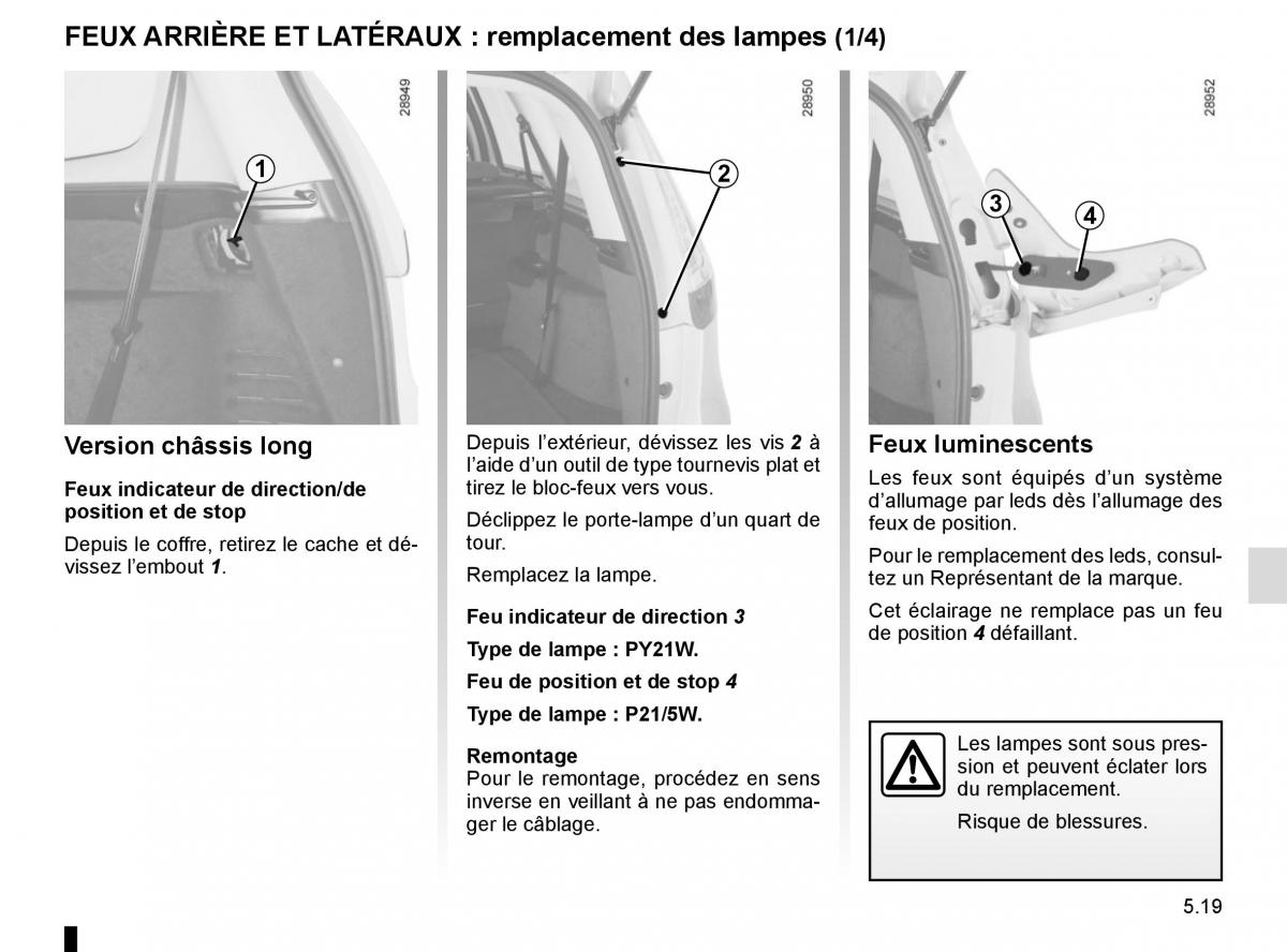 Renault Scenic III 3 manuel du proprietaire / page 219