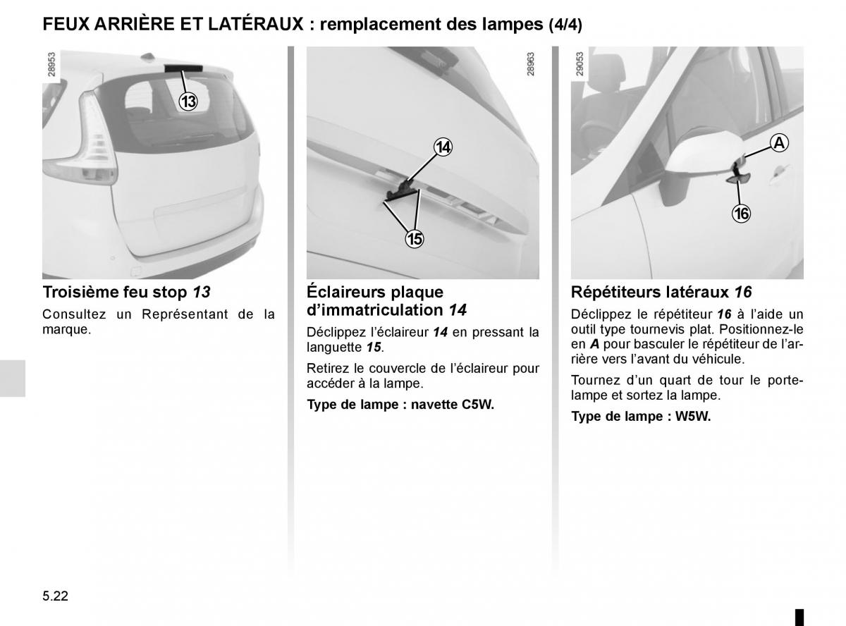 Renault Scenic III 3 manuel du proprietaire / page 222