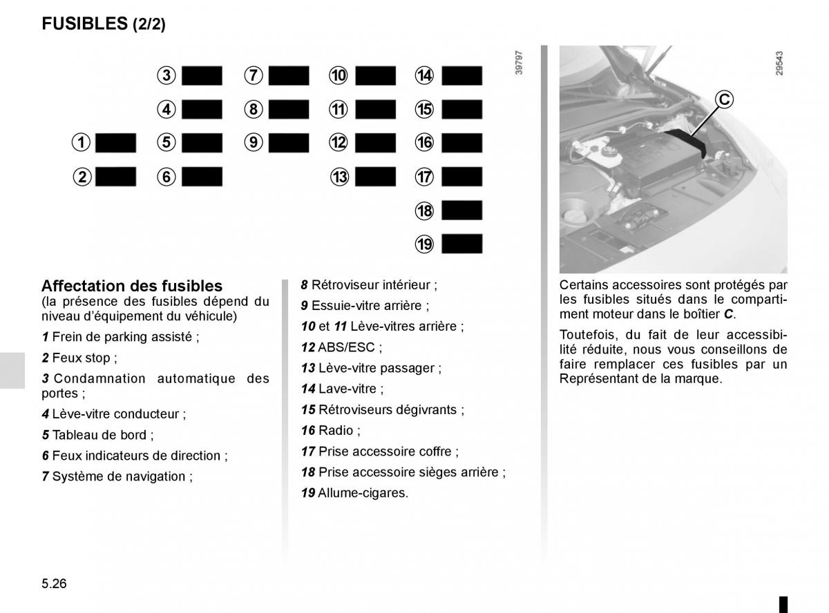 Renault Scenic III 3 manuel du proprietaire / page 226