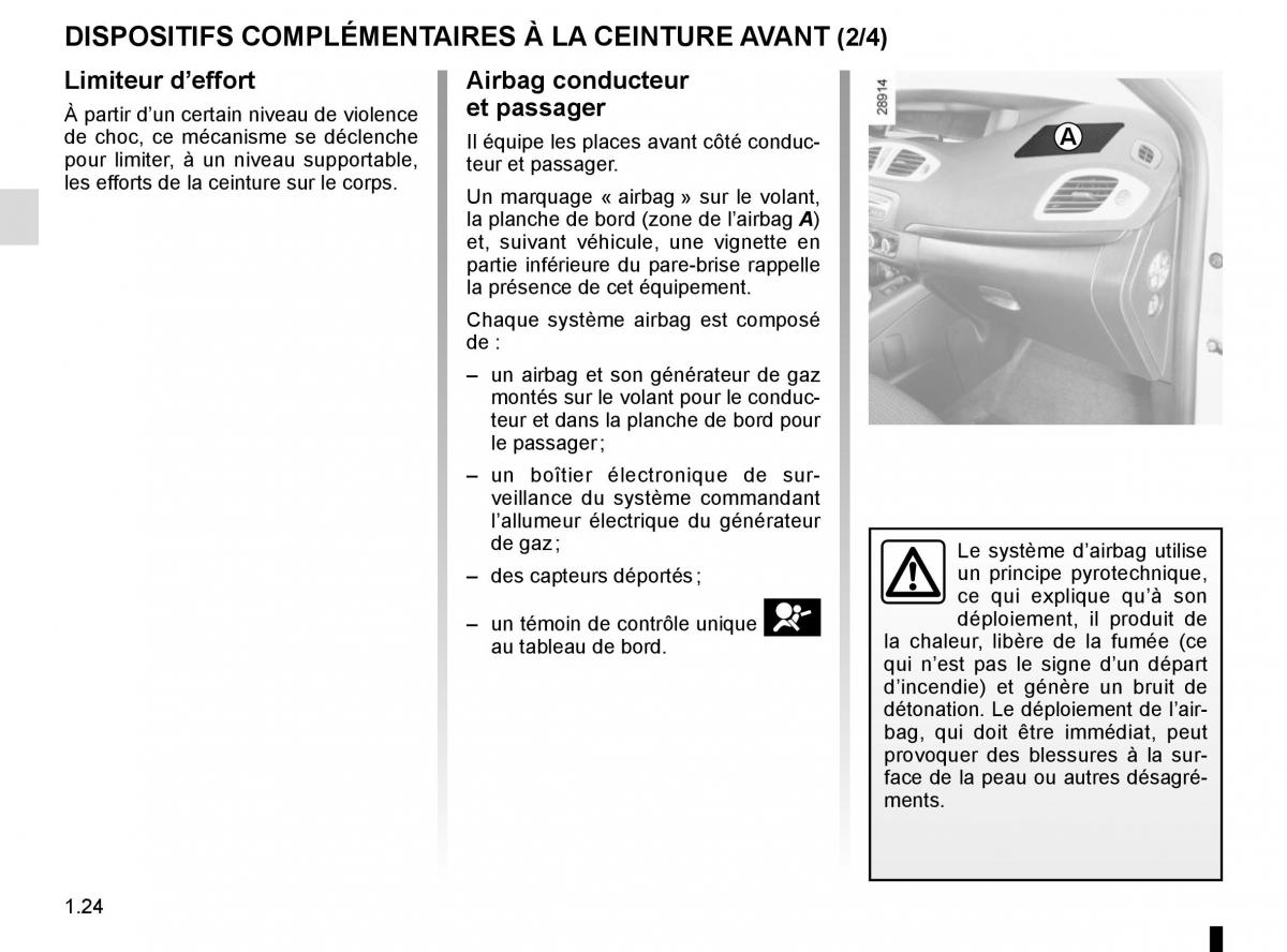 Renault Scenic III 3 manuel du proprietaire / page 30