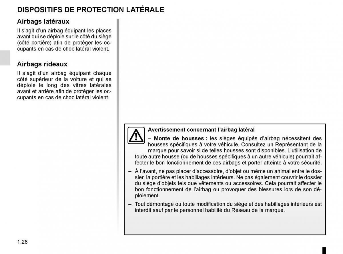 Renault Scenic III 3 manuel du proprietaire / page 34