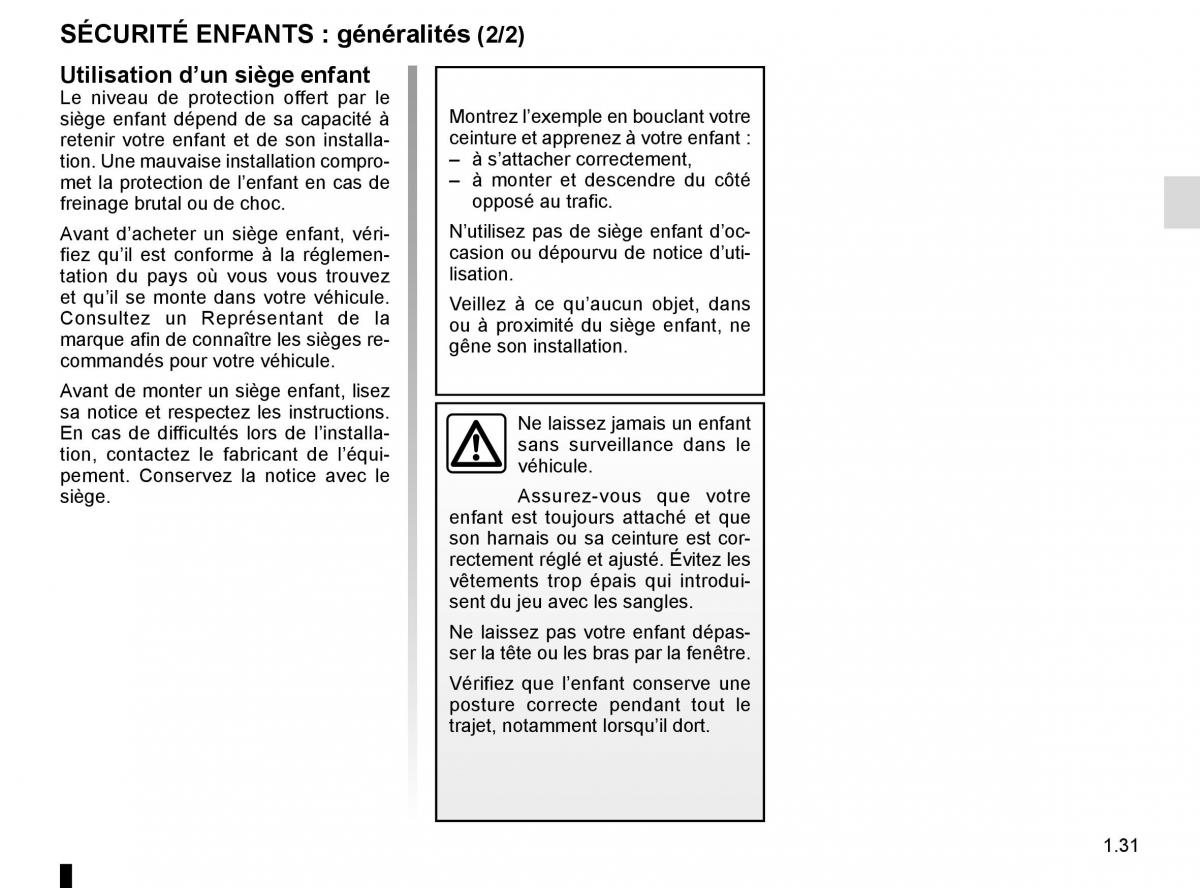 Renault Scenic III 3 manuel du proprietaire / page 37