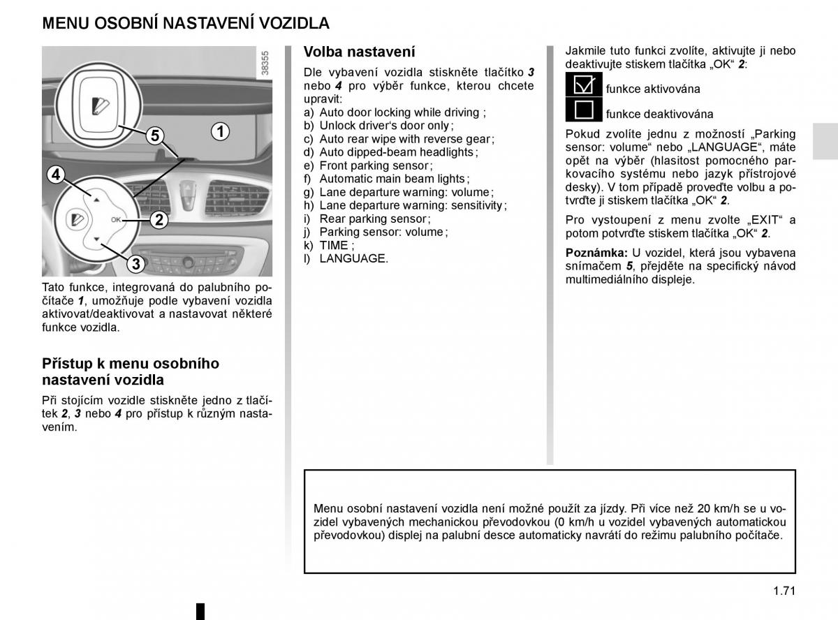 Renault Scenic III 3 navod k obsludze / page 77