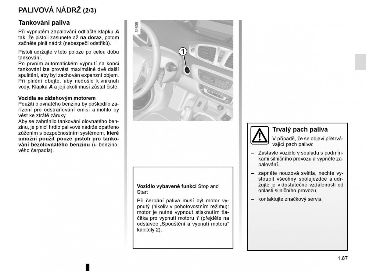 Renault Scenic III 3 navod k obsludze / page 93