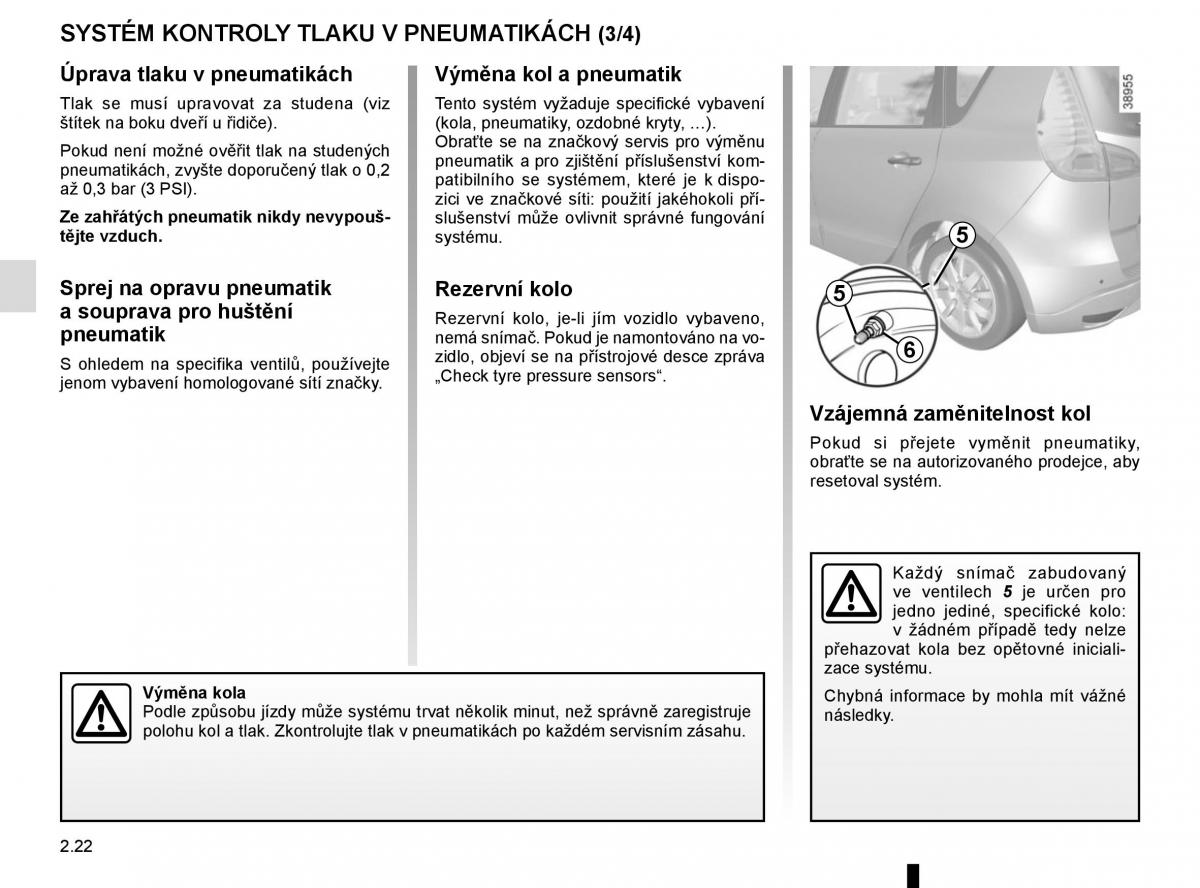 Renault Scenic III 3 navod k obsludze / page 116