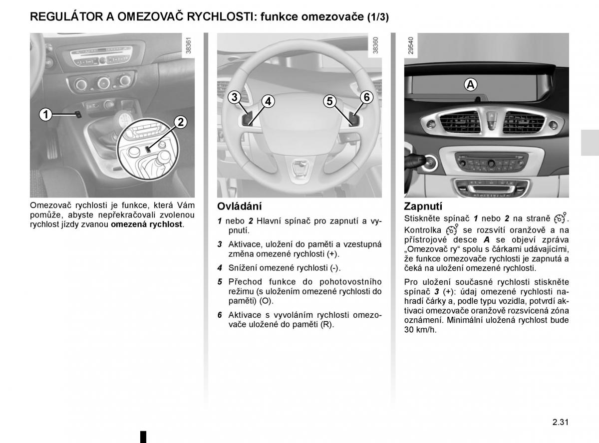 Renault Scenic III 3 navod k obsludze / page 125