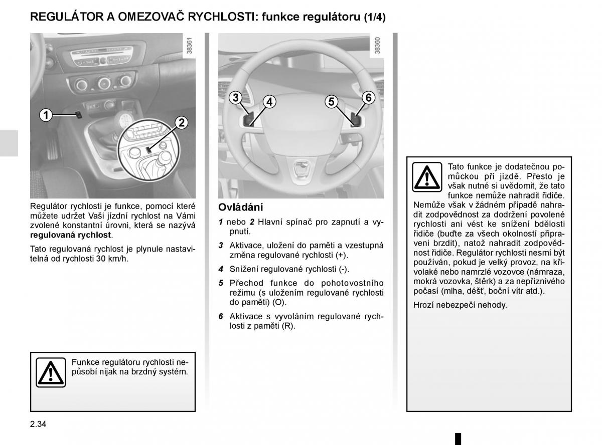 Renault Scenic III 3 navod k obsludze / page 128