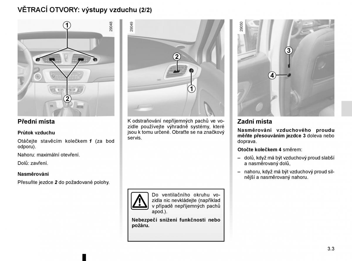 Renault Scenic III 3 navod k obsludze / page 143