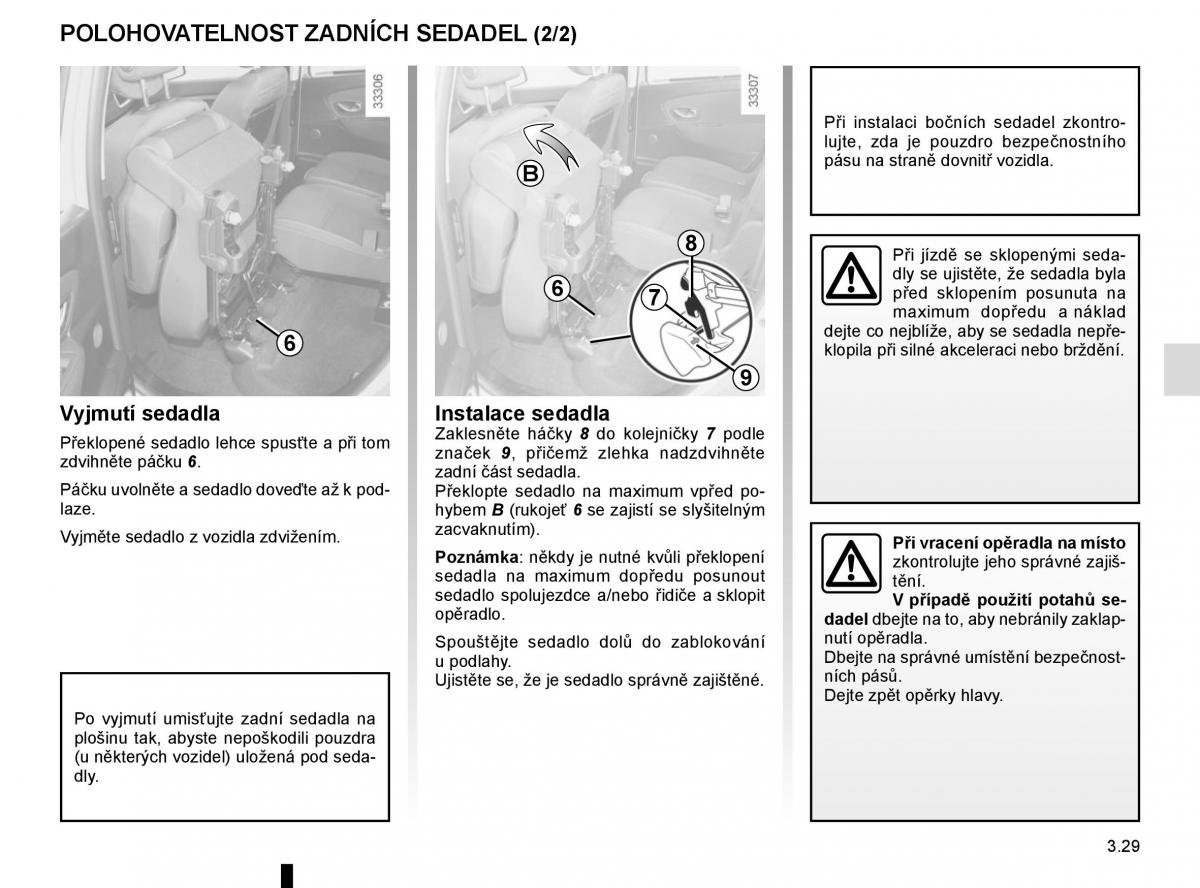 Renault Scenic III 3 navod k obsludze / page 169