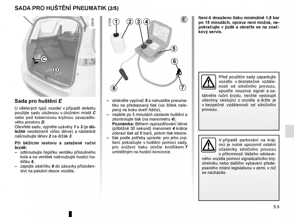 Renault Scenic III 3 navod k obsludze / page 205