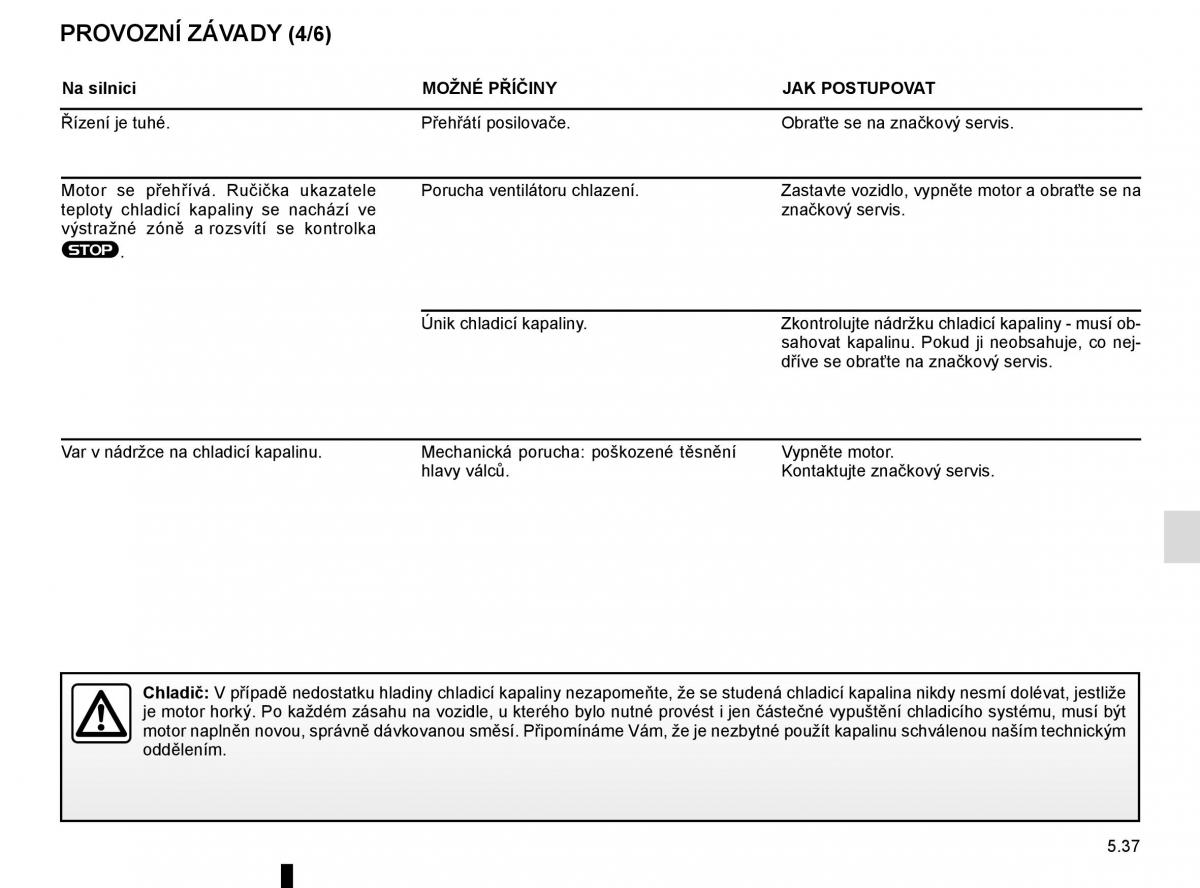 Renault Scenic III 3 navod k obsludze / page 237