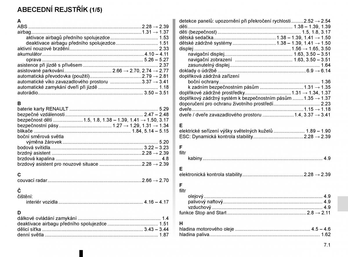 Renault Talisman navod k obsludze / page 321