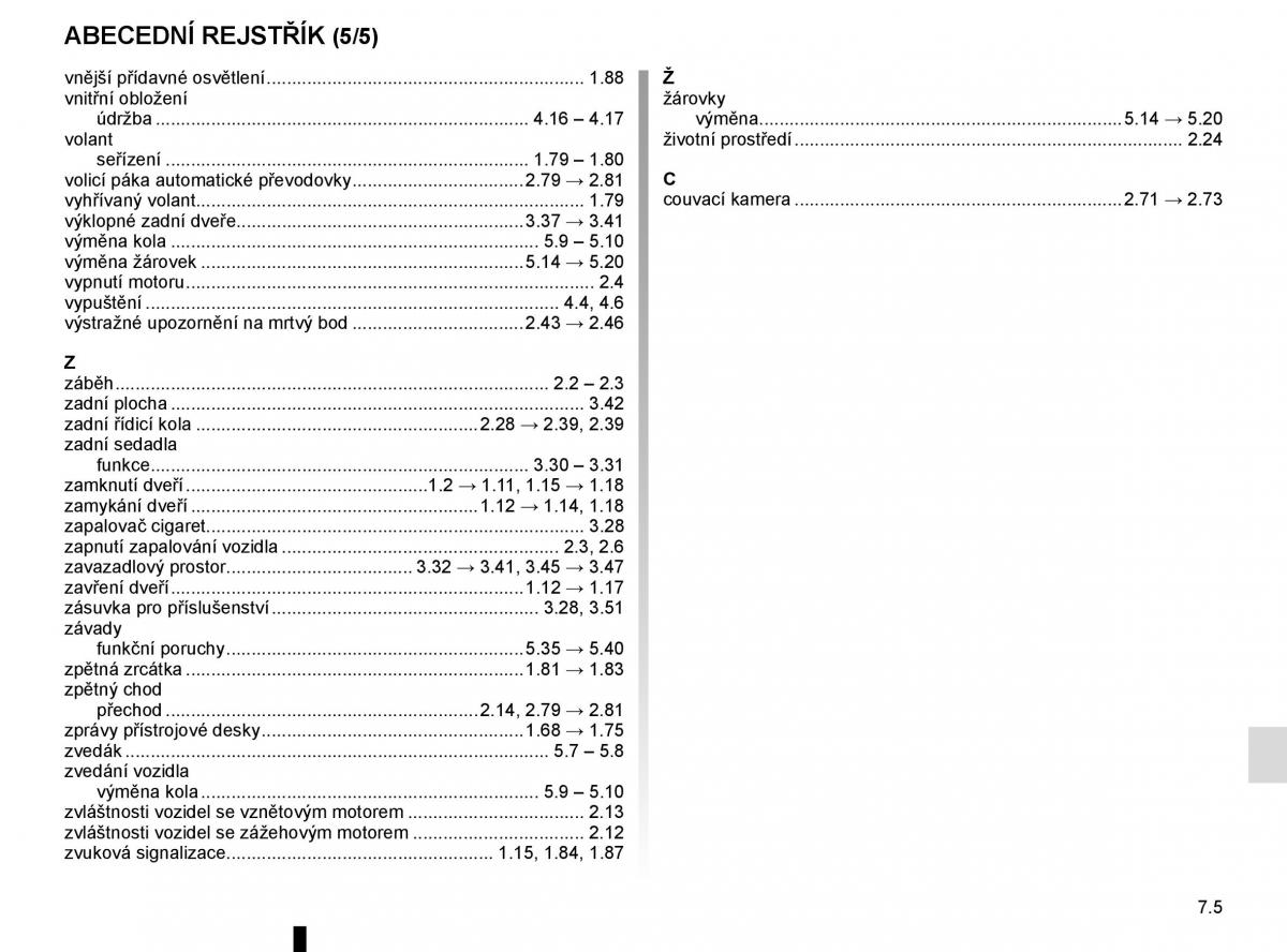 Renault Talisman navod k obsludze / page 325