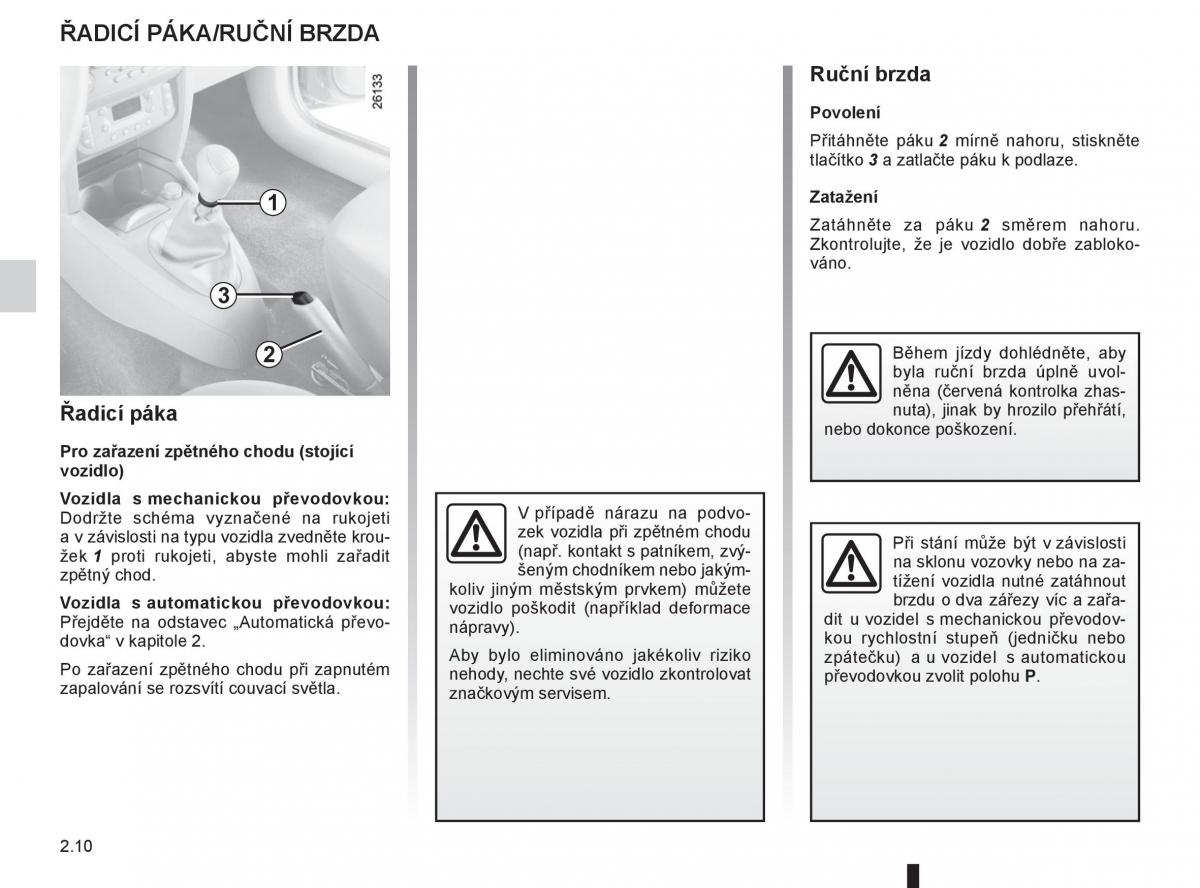 Renault Thalia II 2 Symbol navod k obsludze / page 70