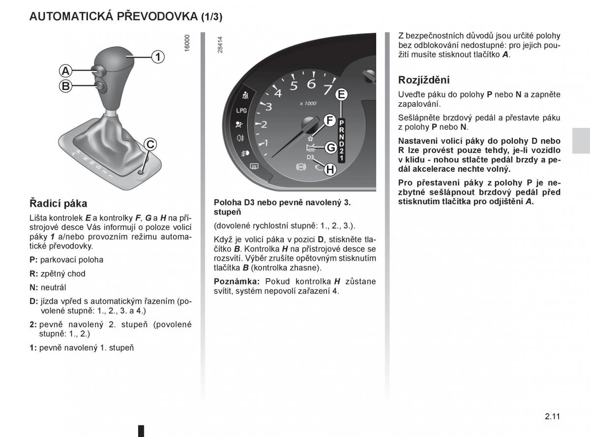 Renault Thalia II 2 Symbol navod k obsludze / page 71