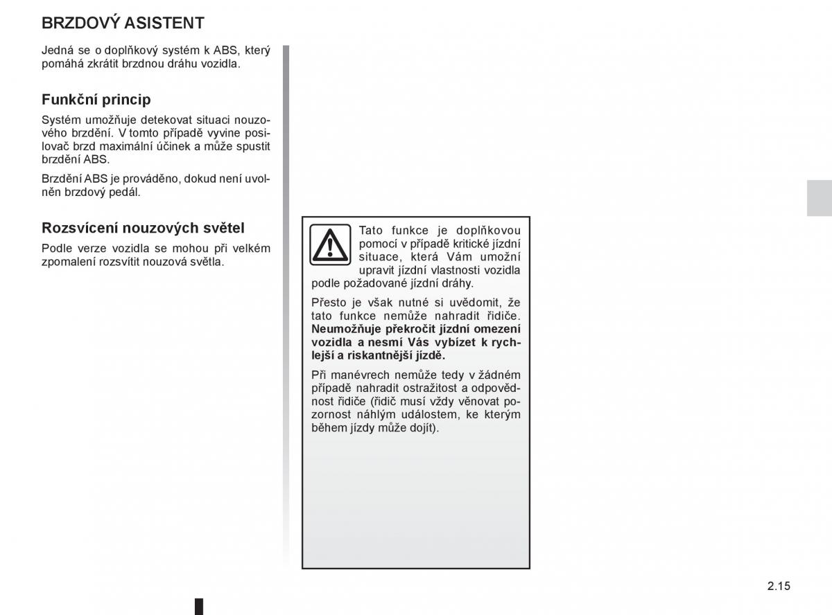 Renault Thalia II 2 Symbol navod k obsludze / page 75