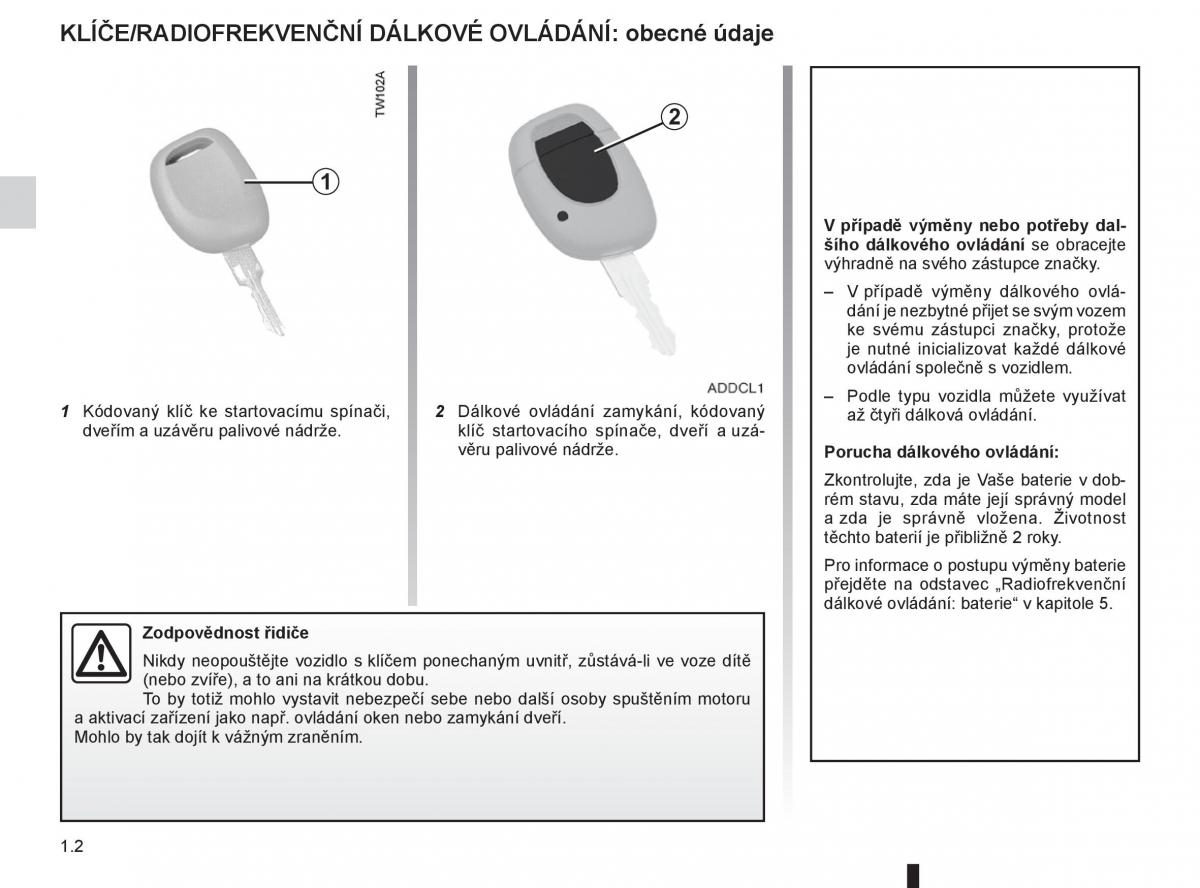 Renault Thalia II 2 Symbol navod k obsludze / page 8