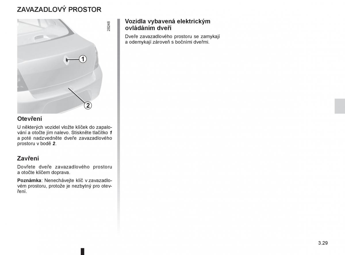 Renault Thalia II 2 Symbol navod k obsludze / page 105