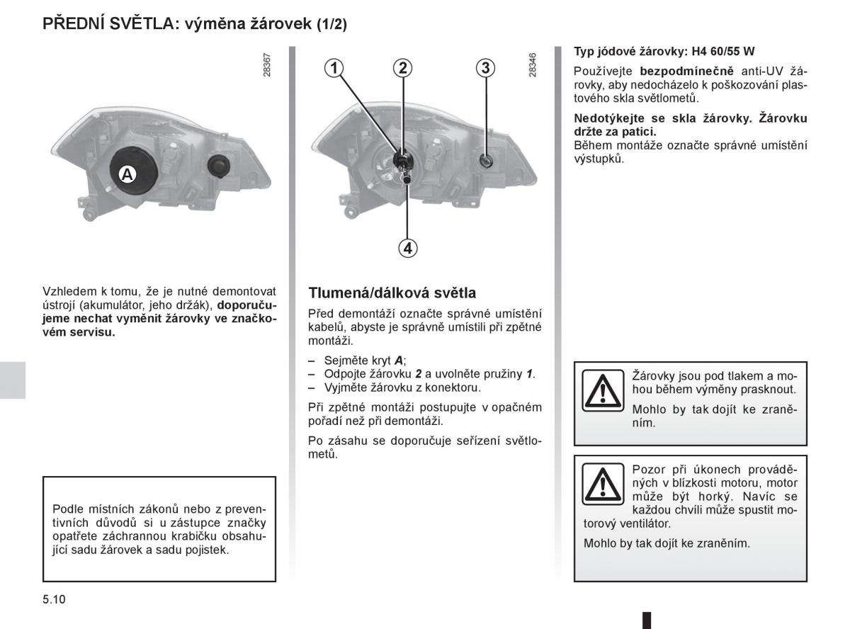 Renault Thalia II 2 Symbol navod k obsludze / page 132