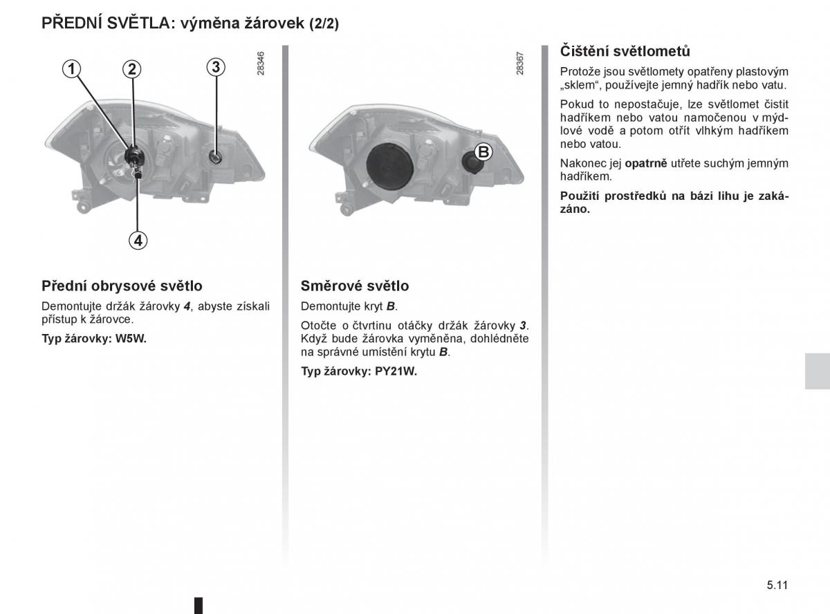 Renault Thalia II 2 Symbol navod k obsludze / page 133