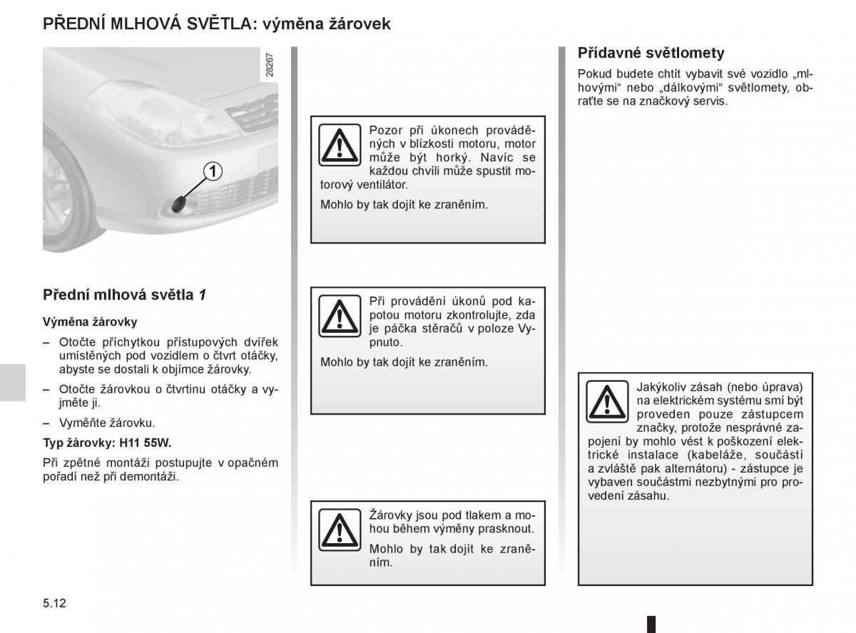 Renault Thalia II 2 Symbol navod k obsludze / page 134