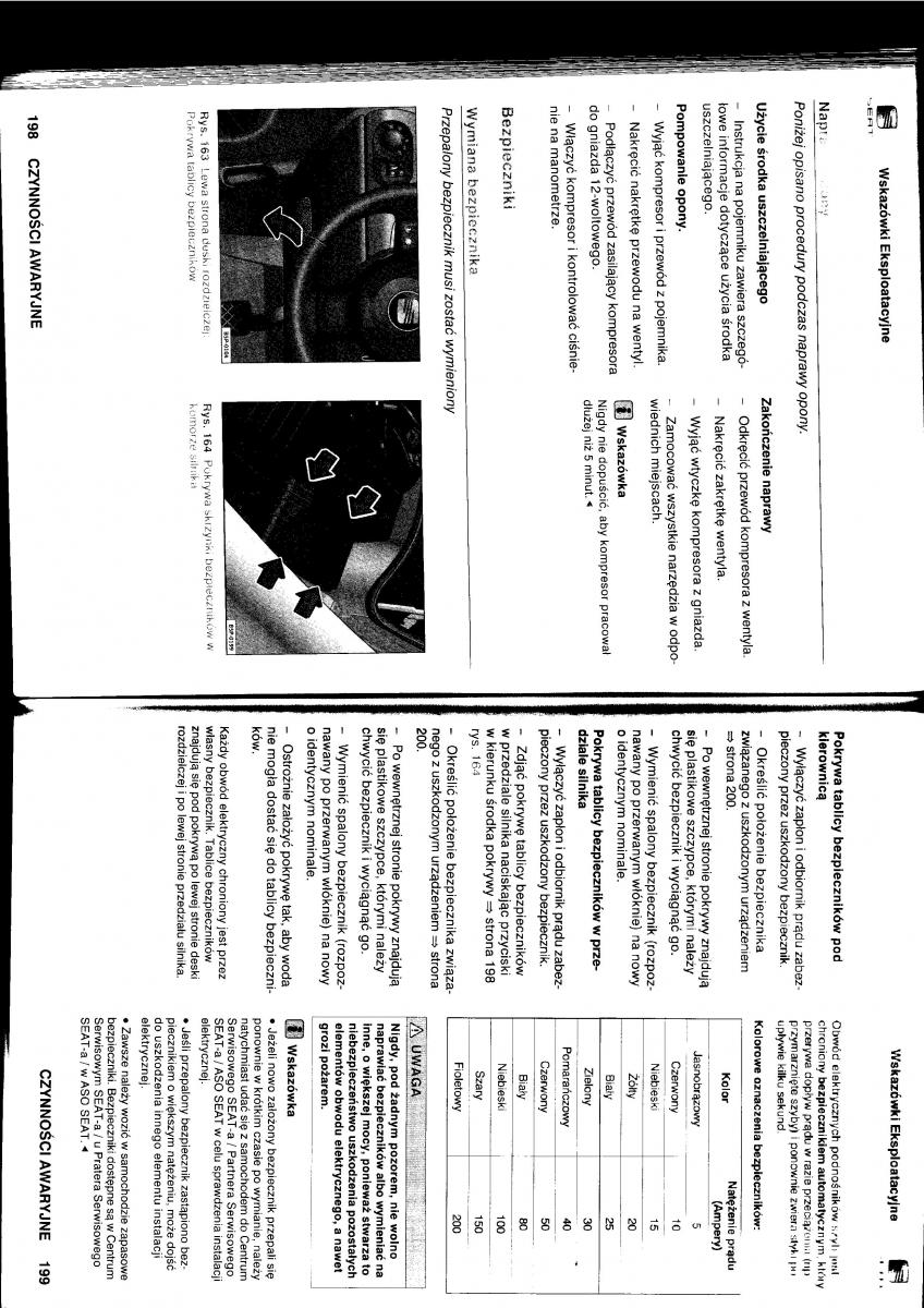 Seat Altea instrukcja obslugi / page 100