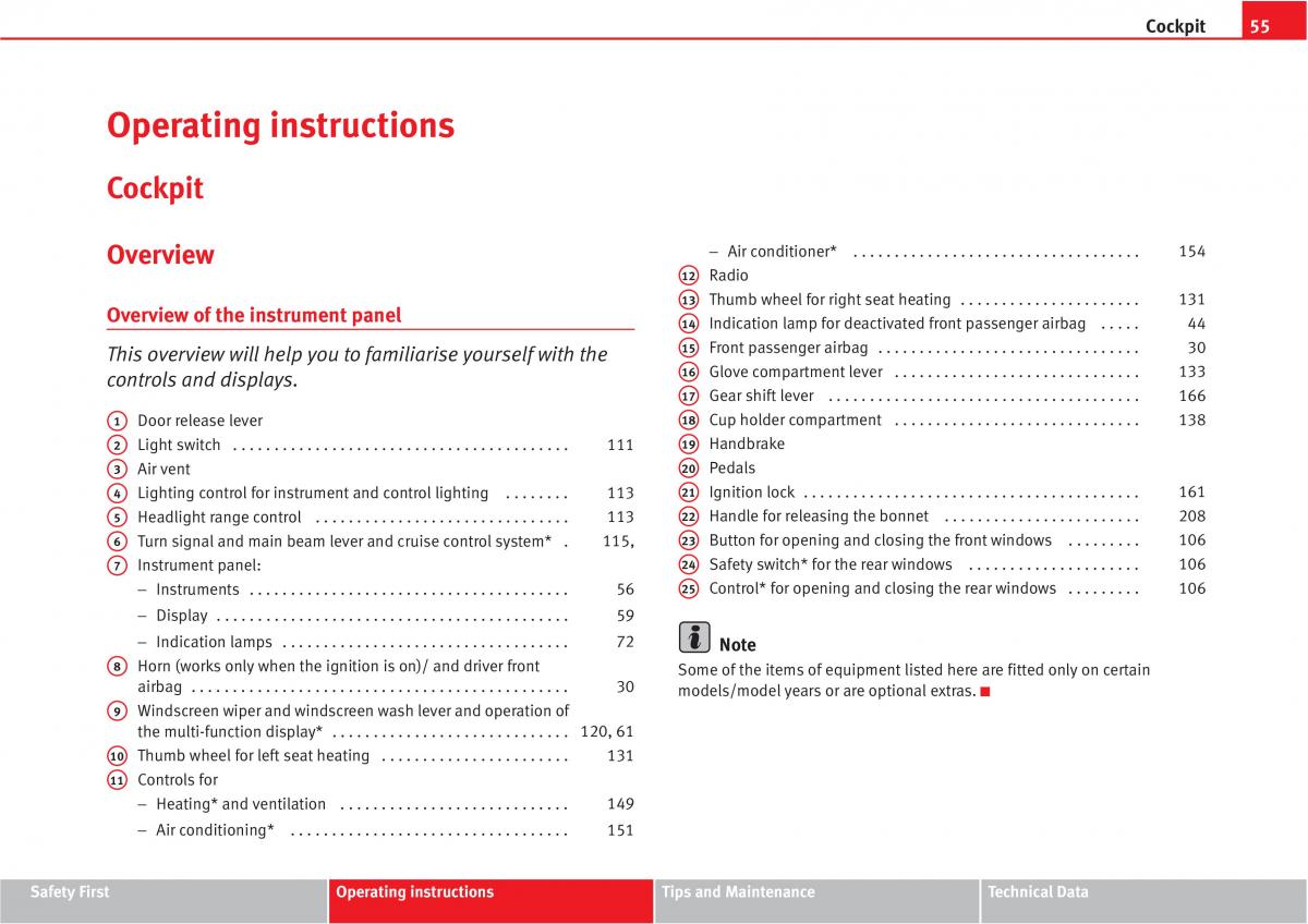 manual  Seat Altea owners manual / page 57