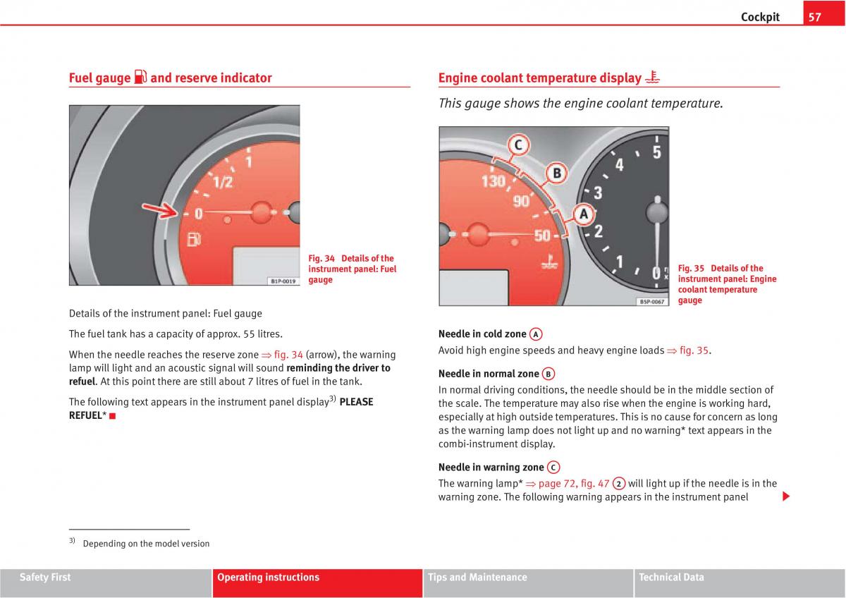 manual  Seat Altea owners manual / page 59