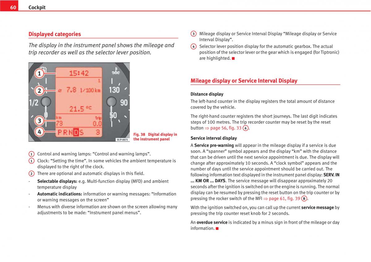 manual  Seat Altea owners manual / page 62