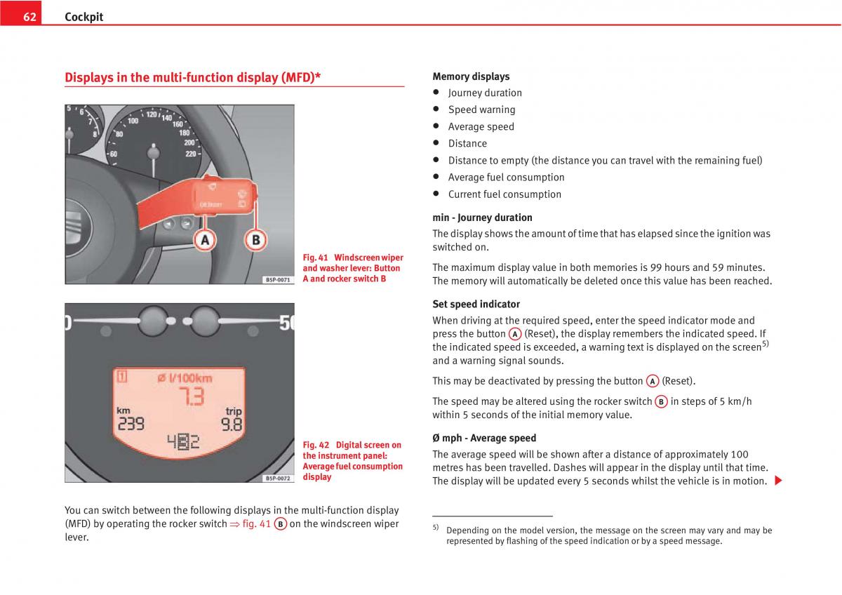 manual  Seat Altea owners manual / page 64