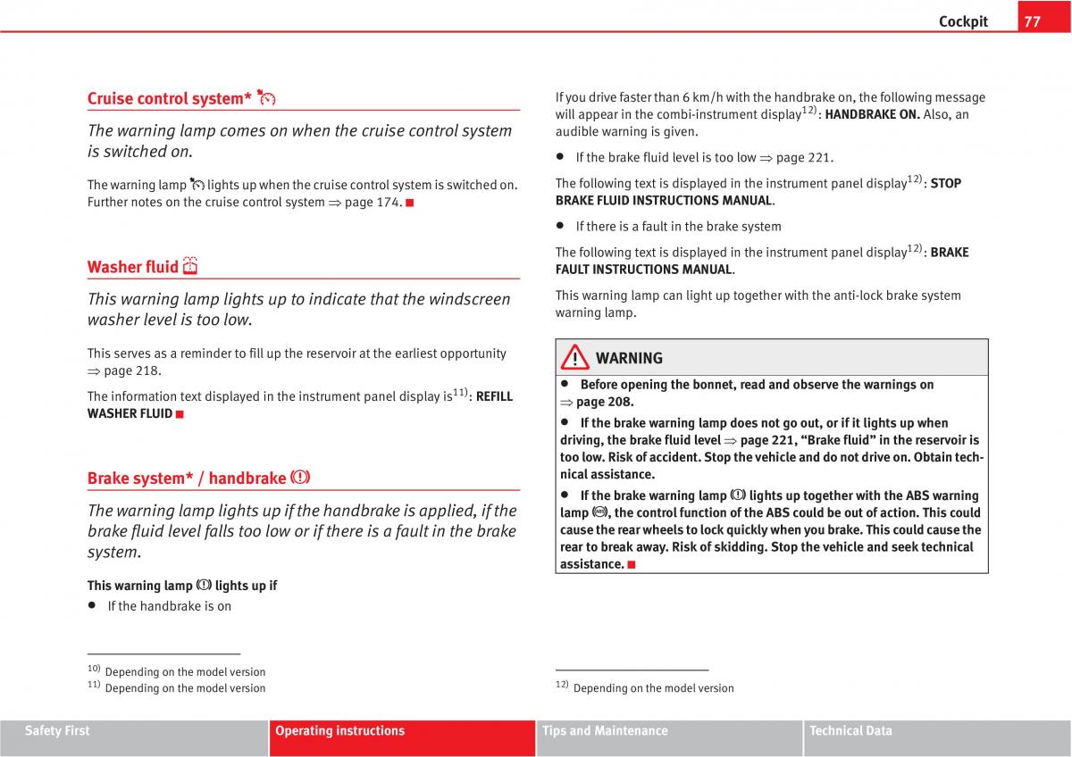 manual  Seat Altea owners manual / page 79