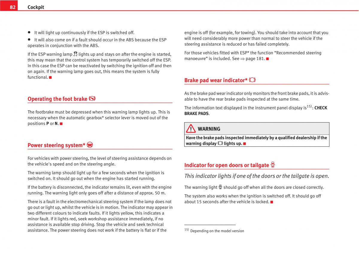 manual  Seat Altea owners manual / page 84