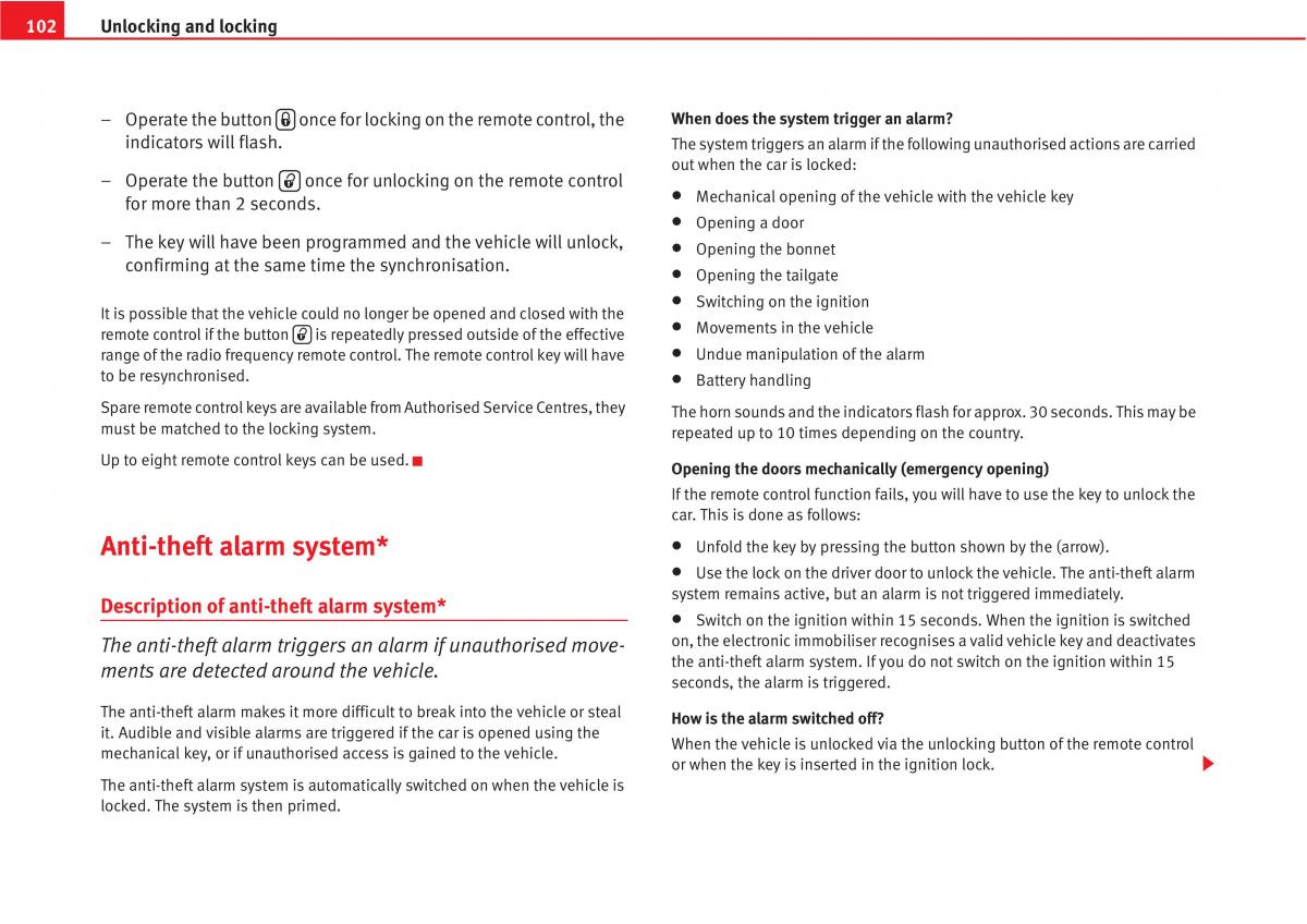 manual  Seat Altea owners manual / page 104