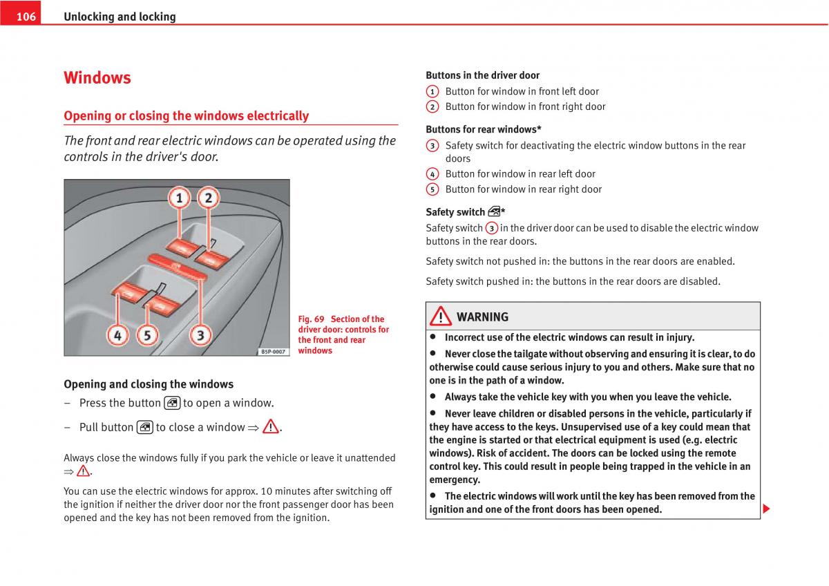 manual  Seat Altea owners manual / page 108