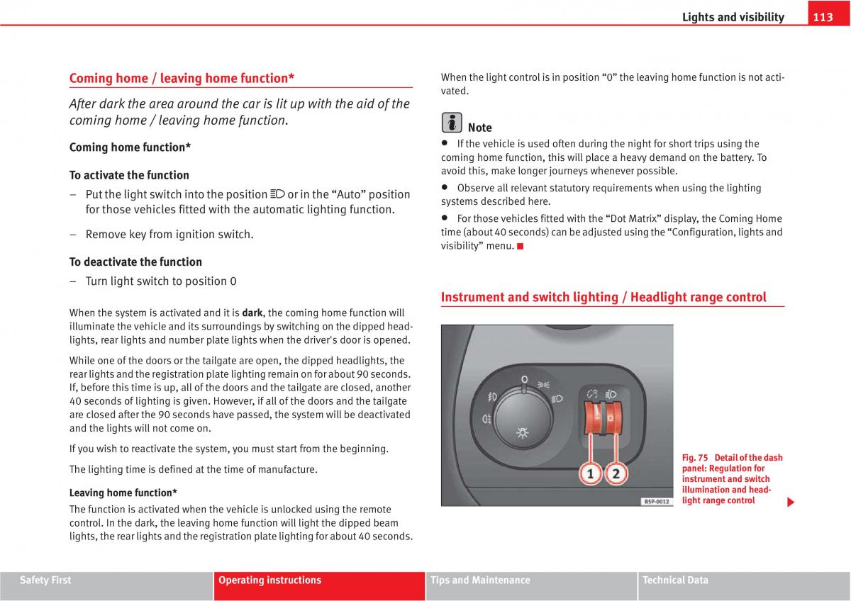 manual  Seat Altea owners manual / page 115