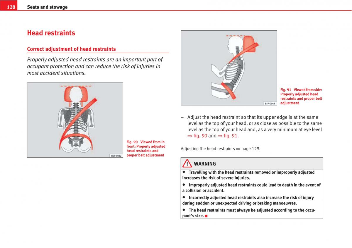 manual  Seat Altea owners manual / page 130