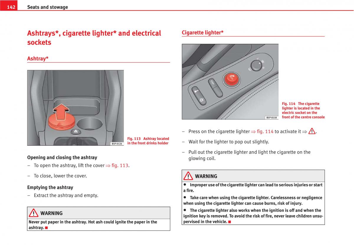 manual  Seat Altea owners manual / page 144