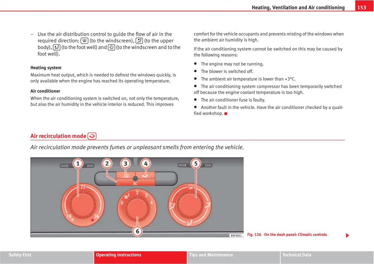 manual  Seat Altea owners manual / page 155