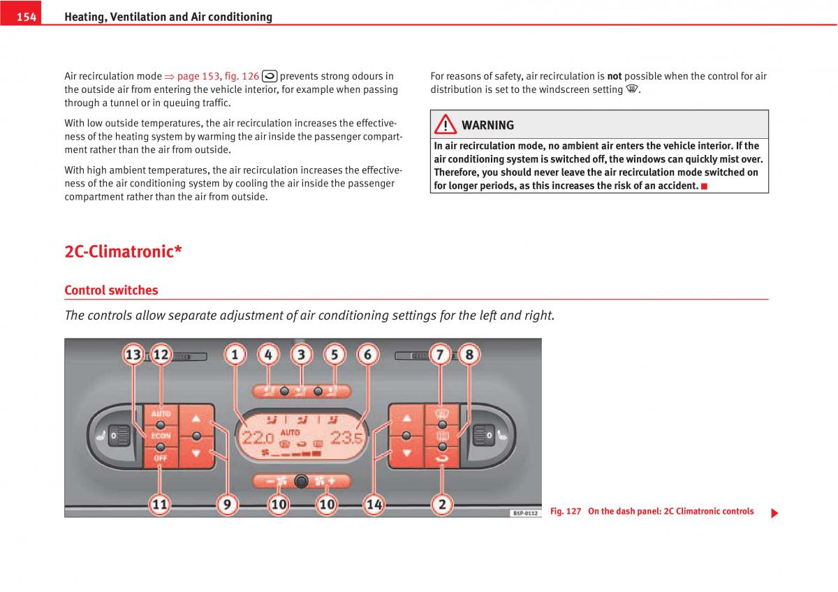 manual  Seat Altea owners manual / page 156