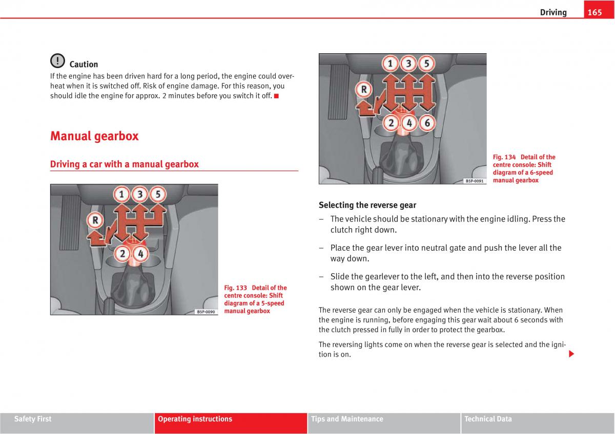 manual  Seat Altea owners manual / page 167