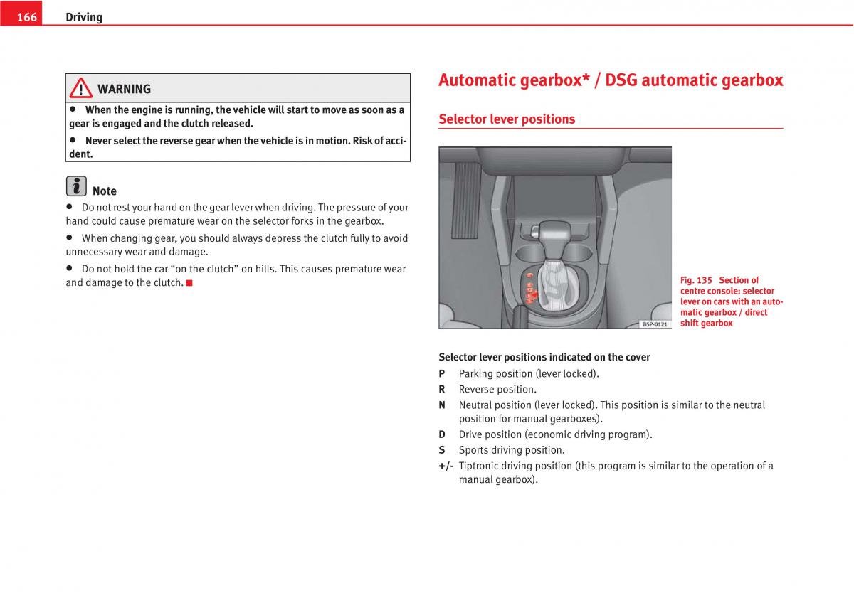 manual  Seat Altea owners manual / page 168