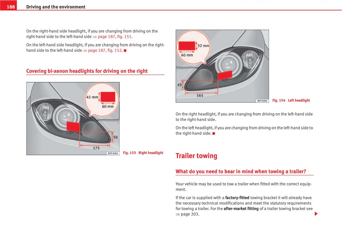 manual  Seat Altea owners manual / page 190