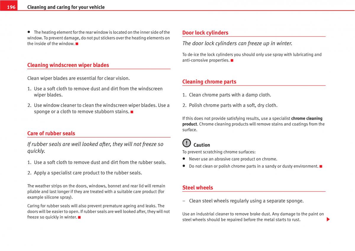 manual  Seat Altea owners manual / page 198