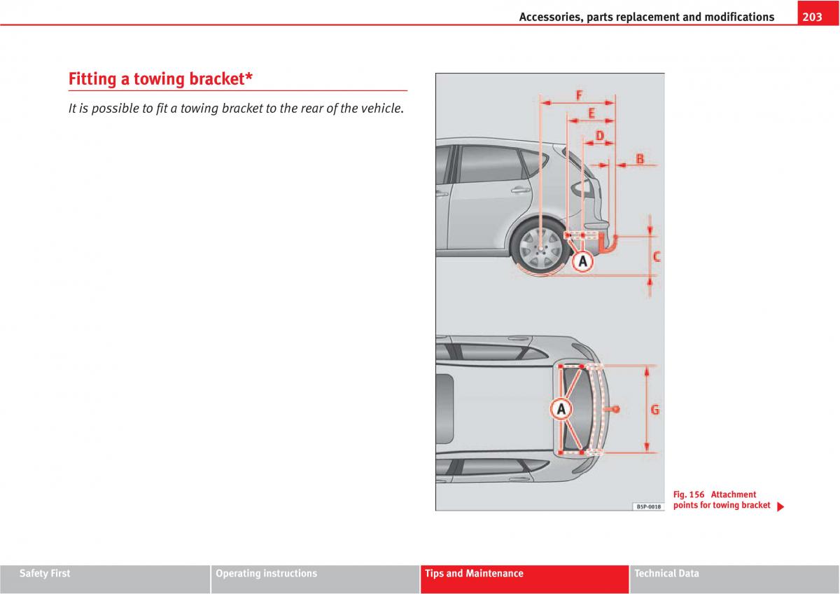 manual  Seat Altea owners manual / page 205