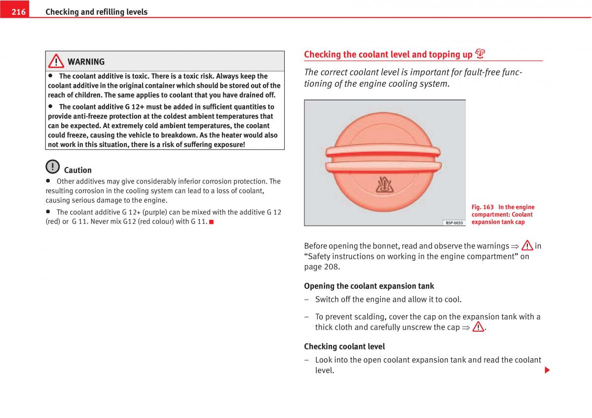 manual  Seat Altea owners manual / page 218