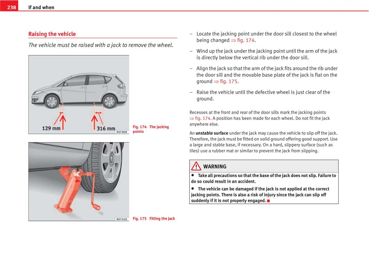 manual  Seat Altea owners manual / page 240