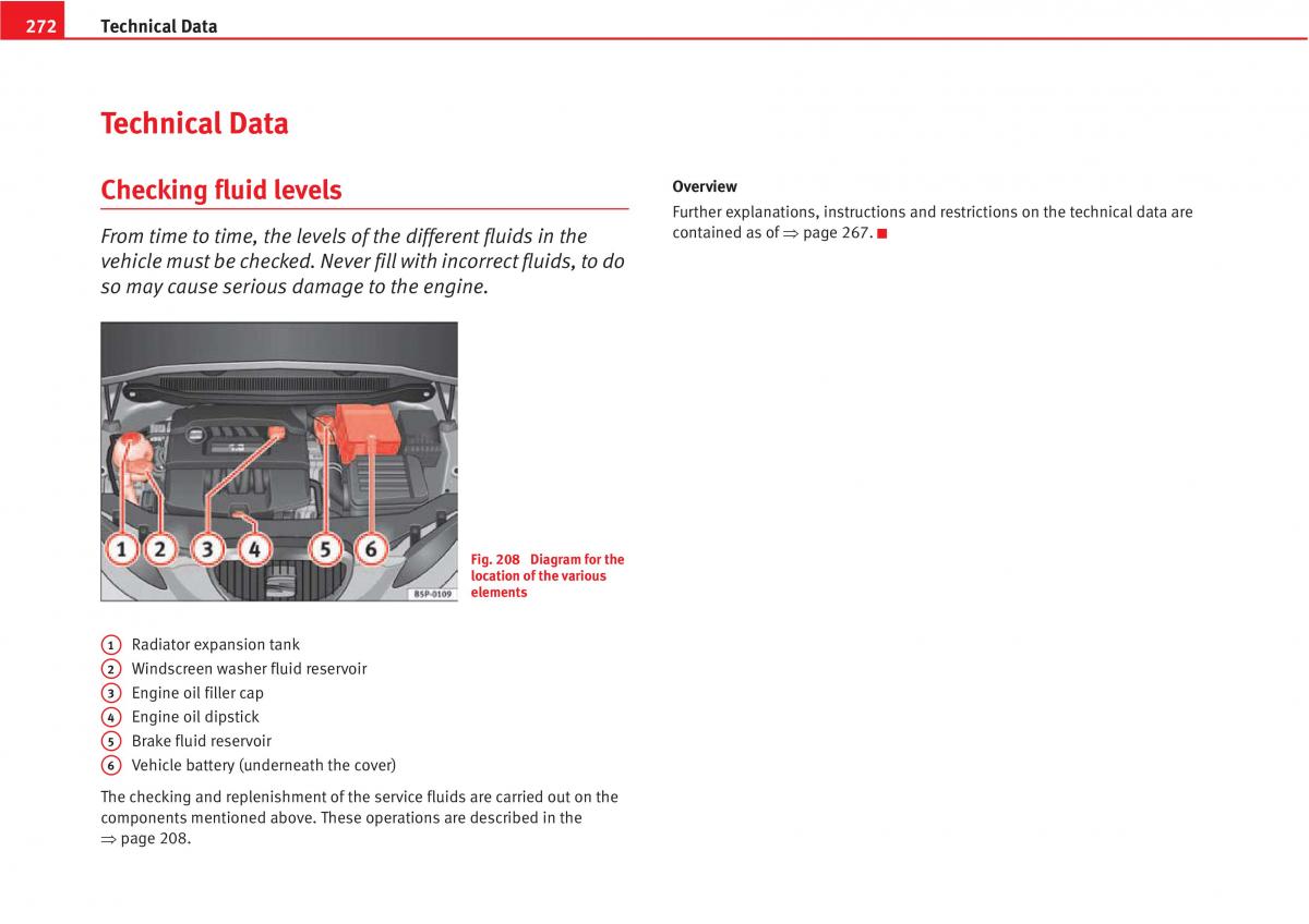 manual  Seat Altea owners manual / page 274