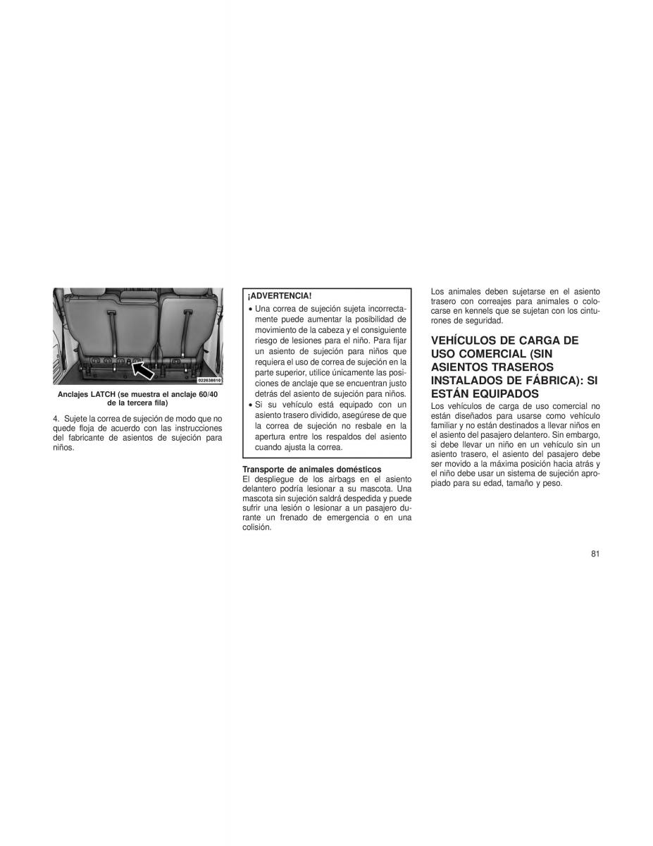 Dodge Grand Caravan V 5 manual del propietario / page 84